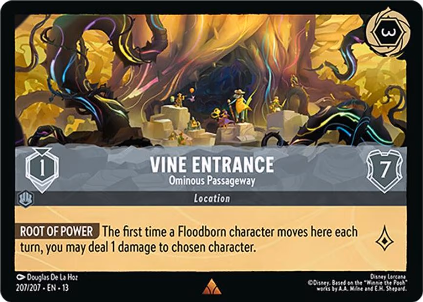 Vine Entrance - Ominous Passageway - Rare (207/204)