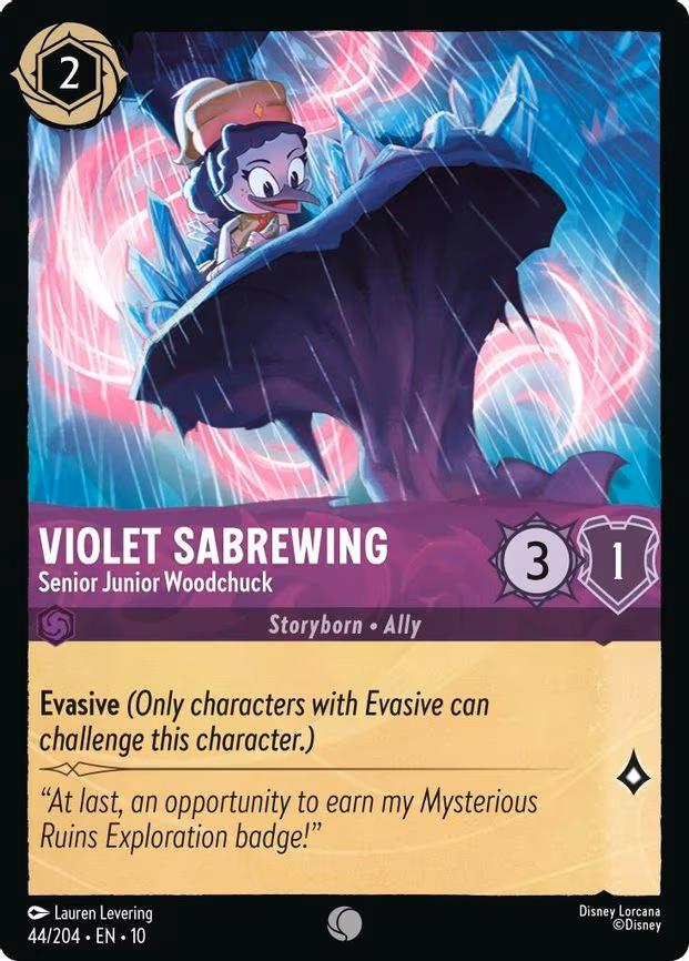 Violet Sabrewing - Senior Junior Woodchuck - Common (44/204)