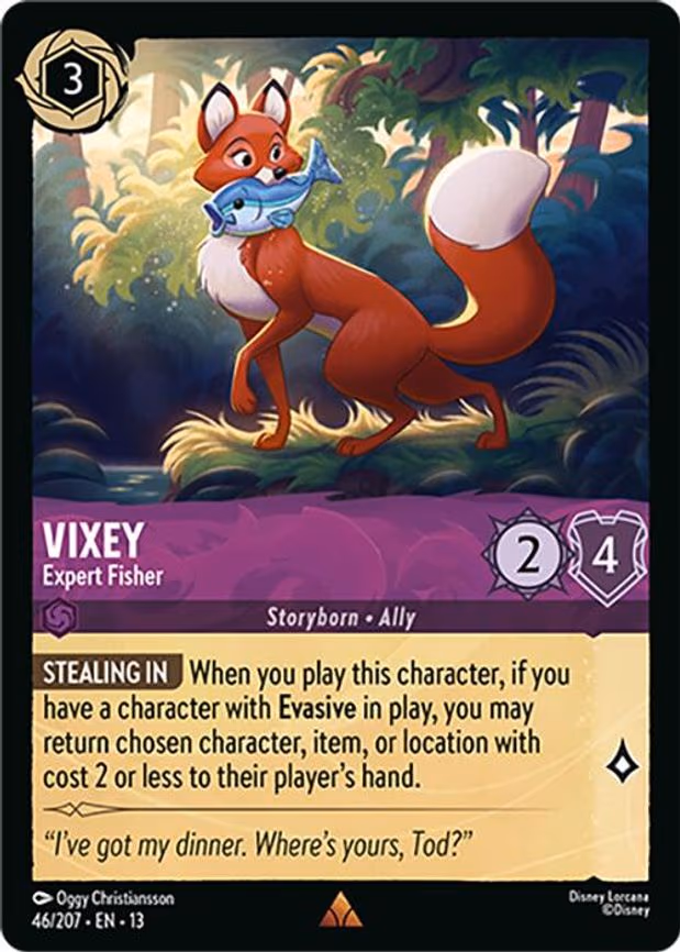 Vixey - Expert Fisher - Rare (46/204)