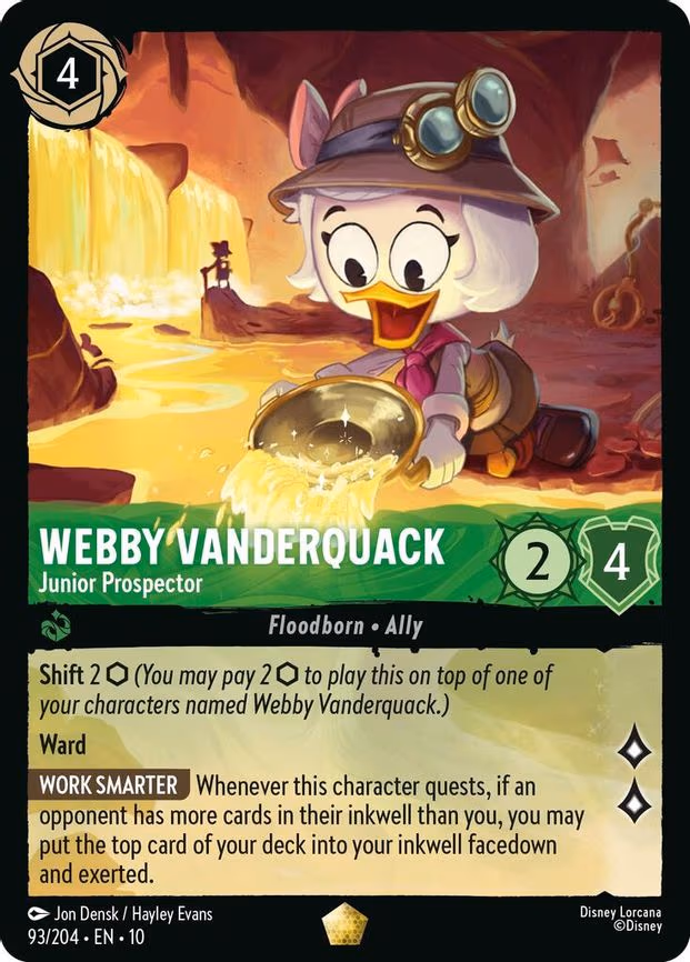Webby Vanderquack - Junior Prospector - Legendary (93/204)