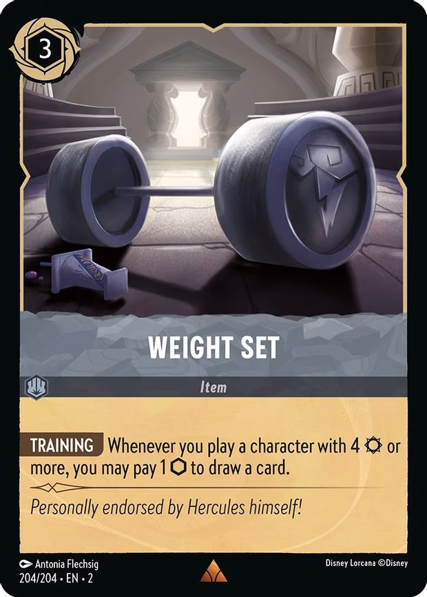 Weight Set - Rare (204/204)