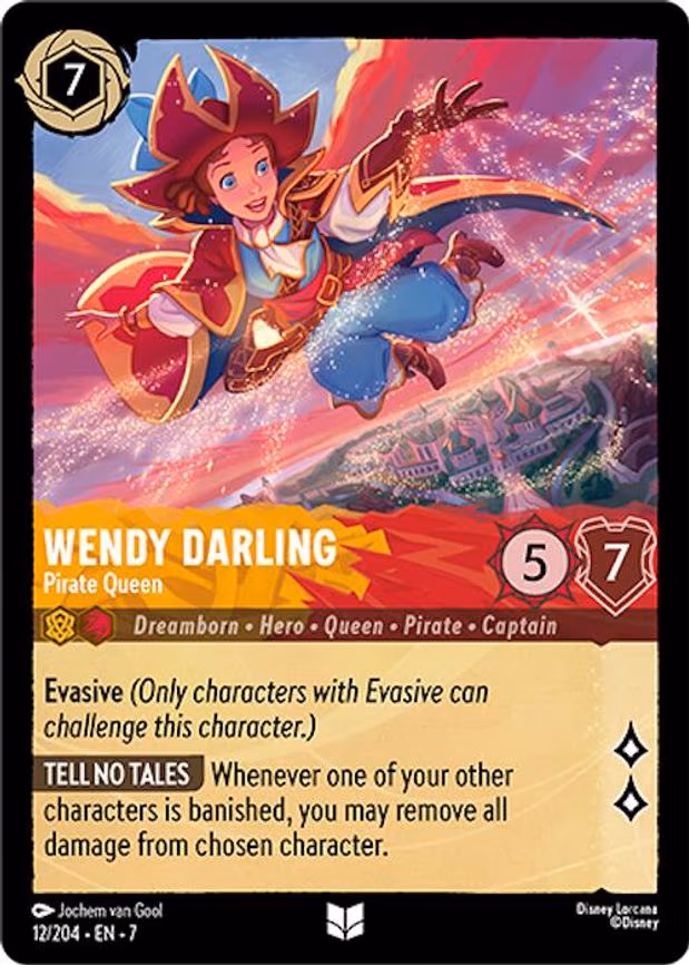 Wendy Darling - Pirate Queen - Uncommon (12/204)