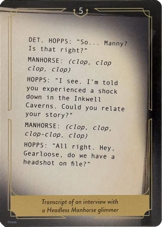 Whispers in the Well Case File Cards - None