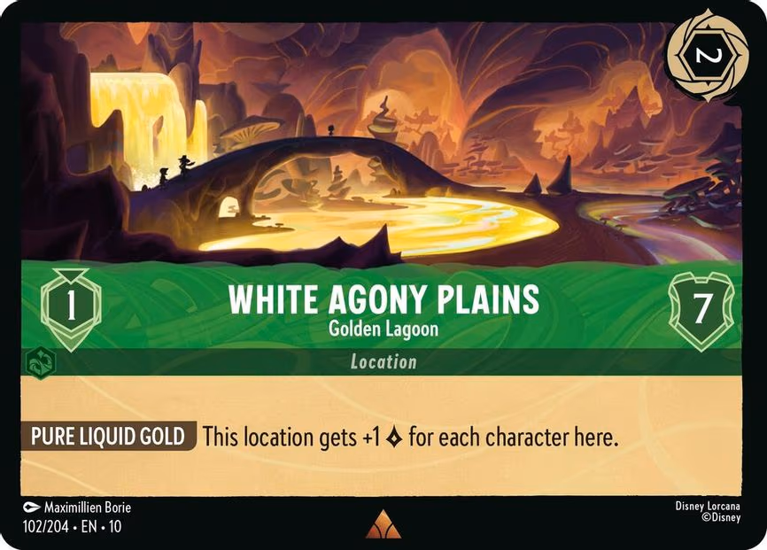 White Agony Plains - Golden Lagoon - Rare (102/204)