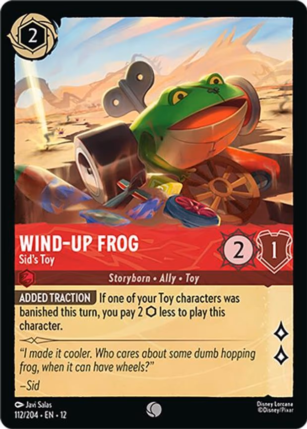 Wind-Up Frog - Sid's Toy - Common (112/204)
