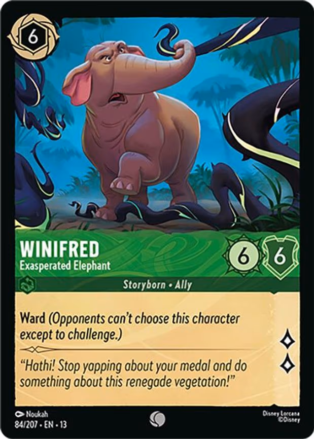 Winifred - Exasperated Elephant - Common (84/204)
