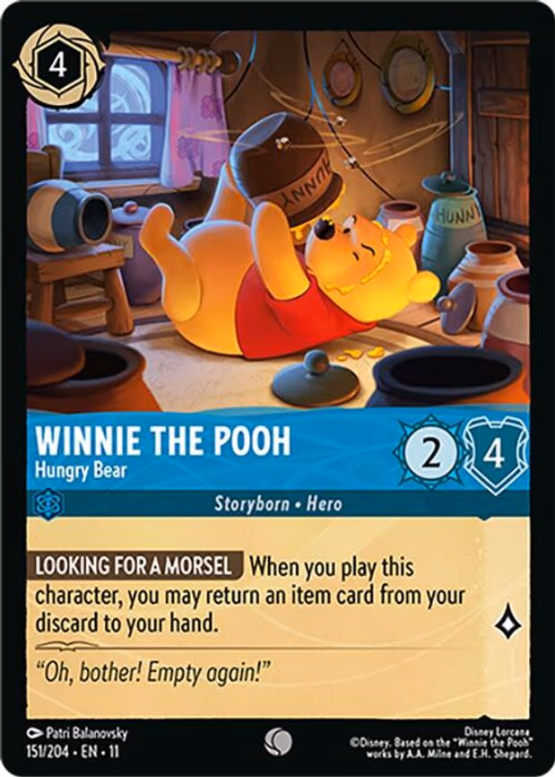 Winnie the Pooh - Hungry Bear - Common (151/204)