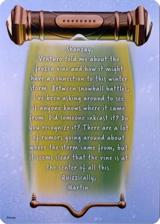 Winterspell Lore Card - None