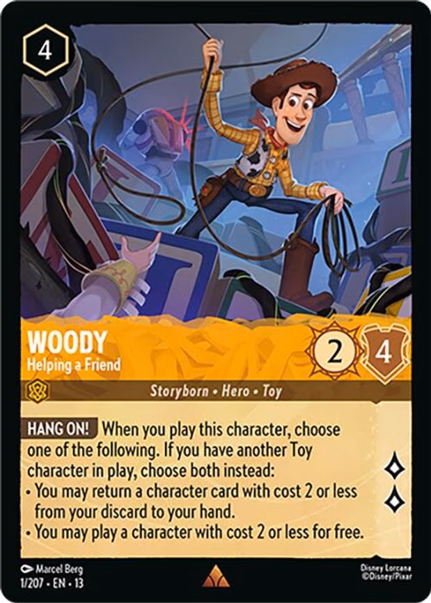 Woody - Helping a Friend - Rare (1/204)