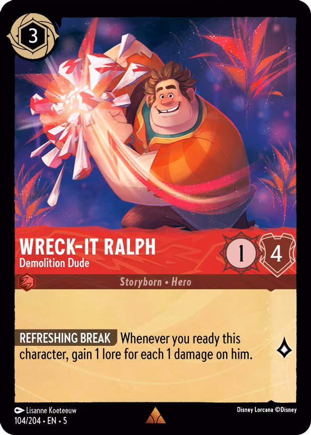 Wreck-It Ralph - Demolition Dude - Rare (104/204)