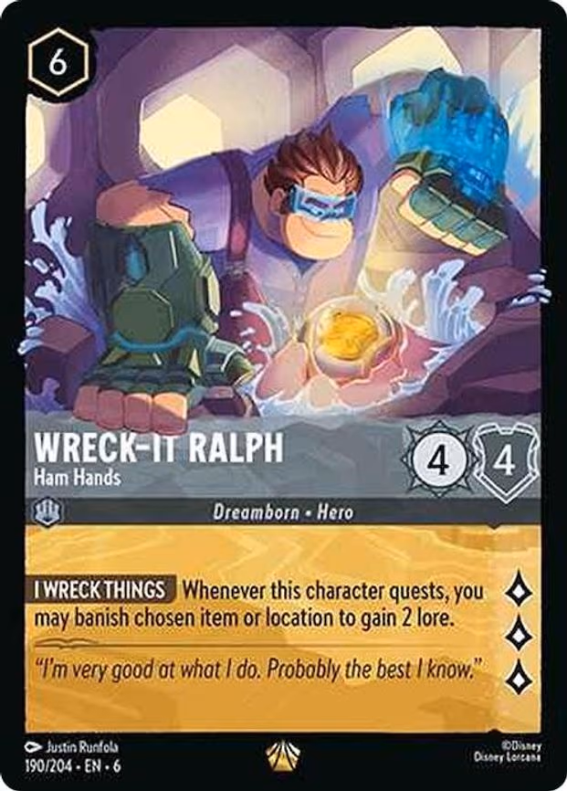 Wreck-It Ralph - Ham Hands - Legendary (190/204)
