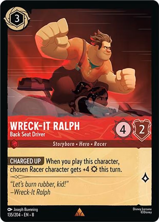 Wreck-It Ralph - Back Seat Driver - Rare (135/204)