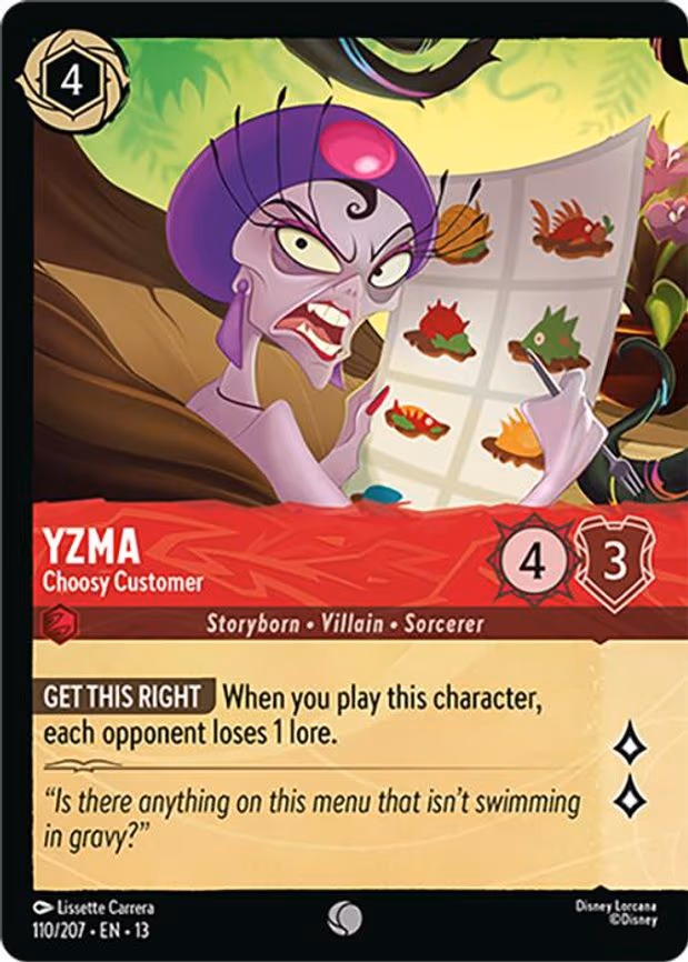 Yzma - Choosy Customer - Common (110/204)