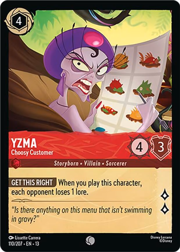 Yzma - Choosy Customer - Common (110/204)