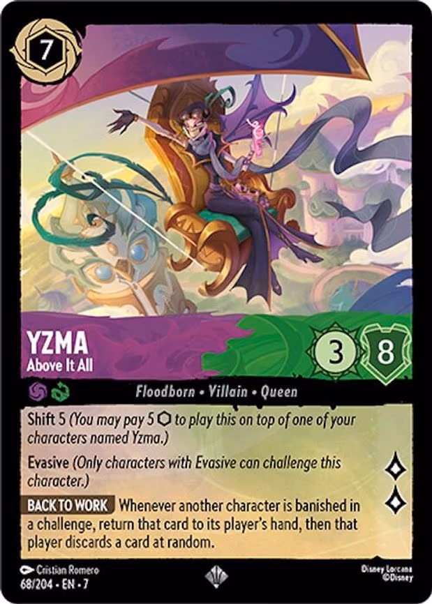 Yzma - Above It All - Super Rare (68/204)