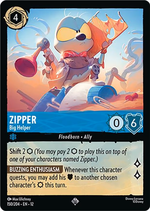 Zipper - Big Helper - Super Rare (150/204)