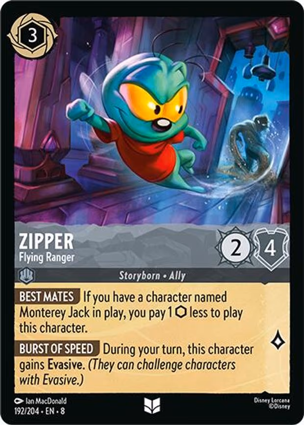 Zipper - Flying Ranger - Uncommon (192/204)