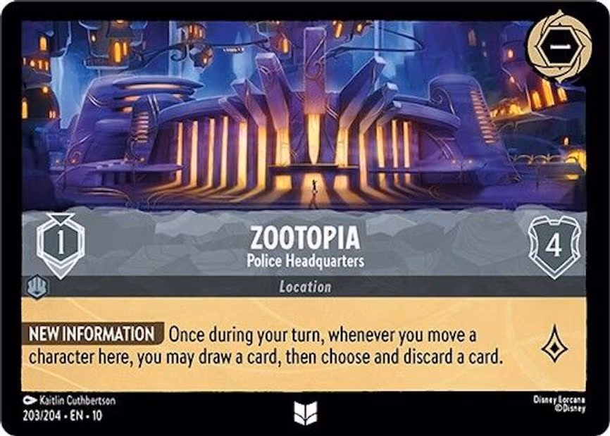 Zootopia - Police Headquarters - Uncommon (203/204)