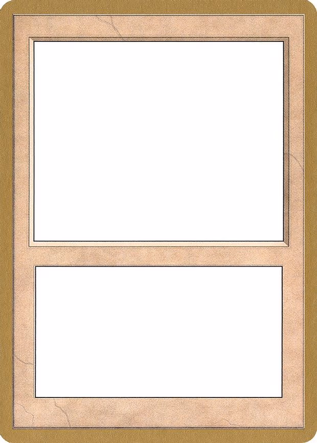 1996 World Championship Blank Card