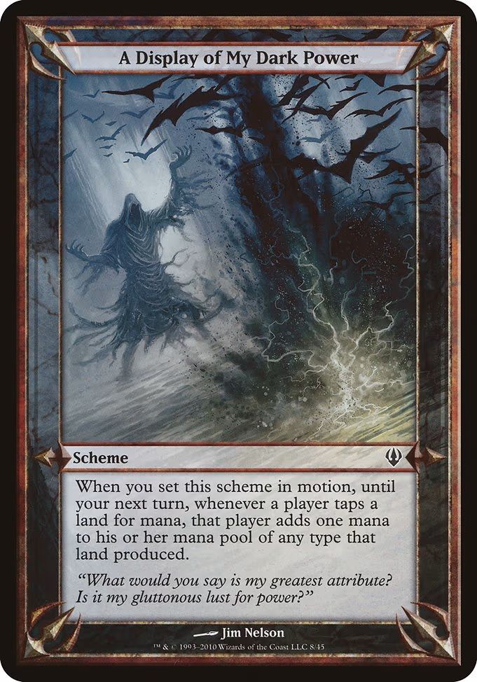A Display of My Dark Power (Archenemy)