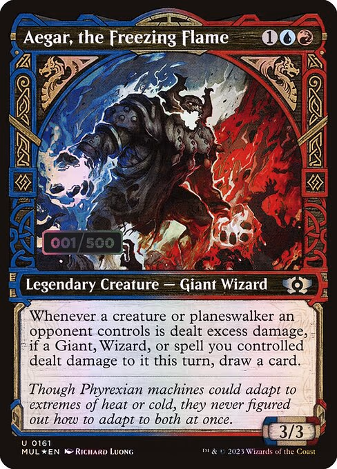 Aegar, the Freezing Flame (Serial Numbered)