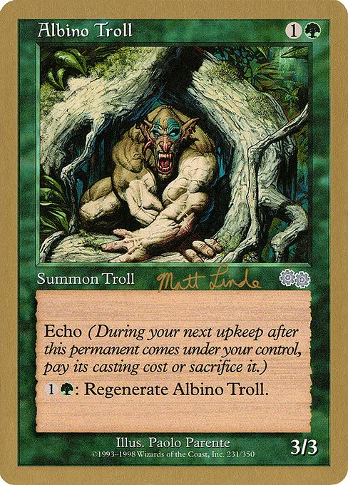 Albino Troll - 1999 Matt Linde - S