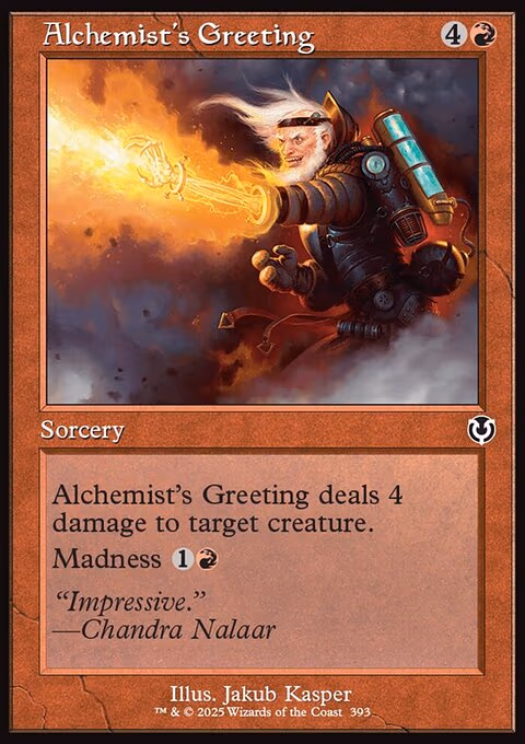 Alchemist's Greeting (Retro Frame)