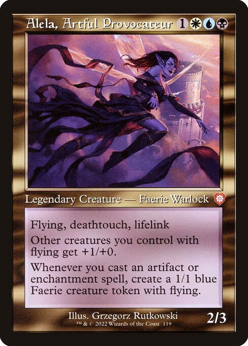 Alela, Artful Provocateur (Retro Frame)
