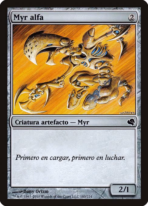 Alpha Myr (Spanish) - "Myr alfa"