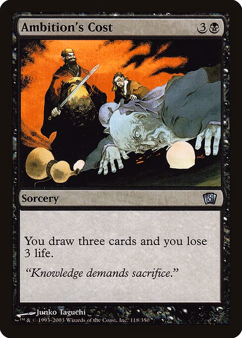 Ambition's Cost