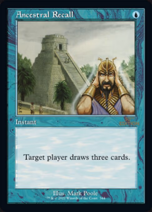 Ancestral Recall (Retro Frame)
