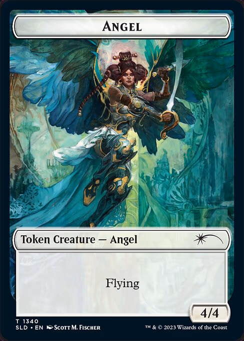 Angel (SLD) // Soldier (GRN) Double-sided Token