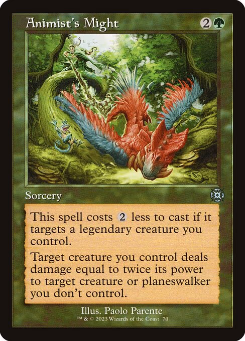 Animist's Might (Retro Frame)