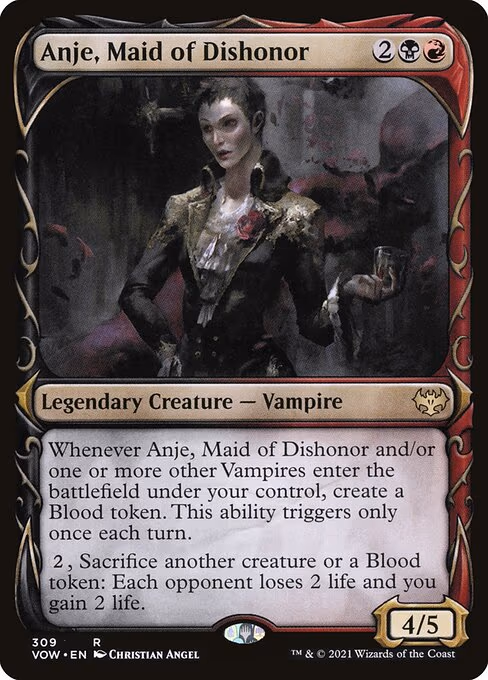 Anje, Maid of Dishonor