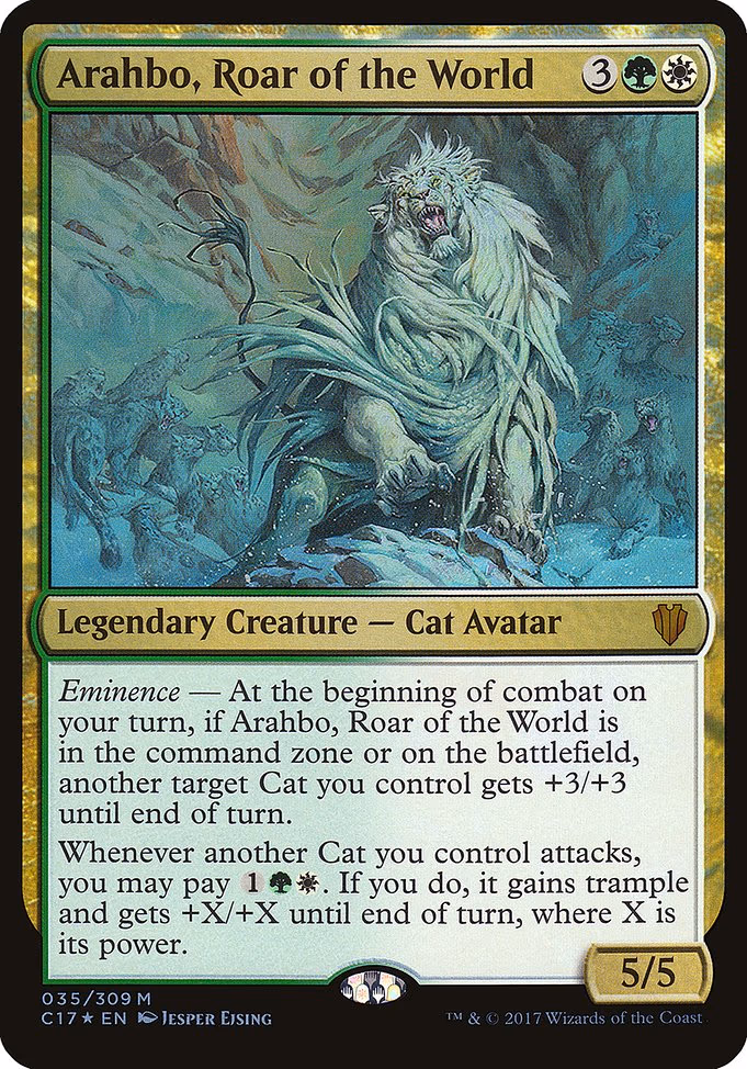 Arahbo, Roar of the World (Commander 2017)