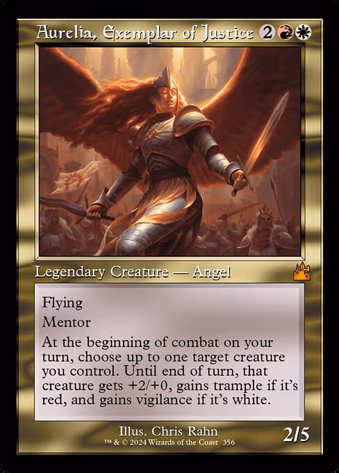 Aurelia, Exemplar of Justice (Retro Frame)