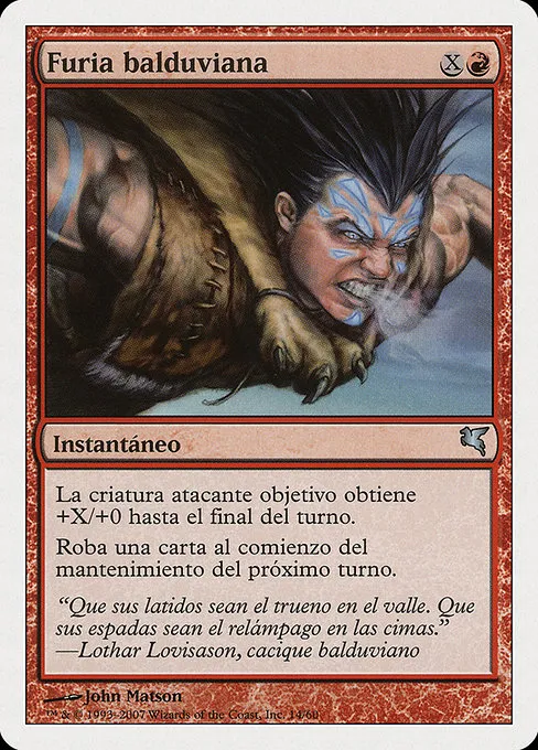 Balduvian Rage (Spanish) - "Furia balduviana"
