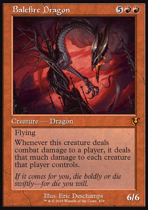 Balefire Dragon (Retro Frame)