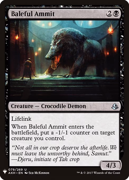 Baleful Ammit
