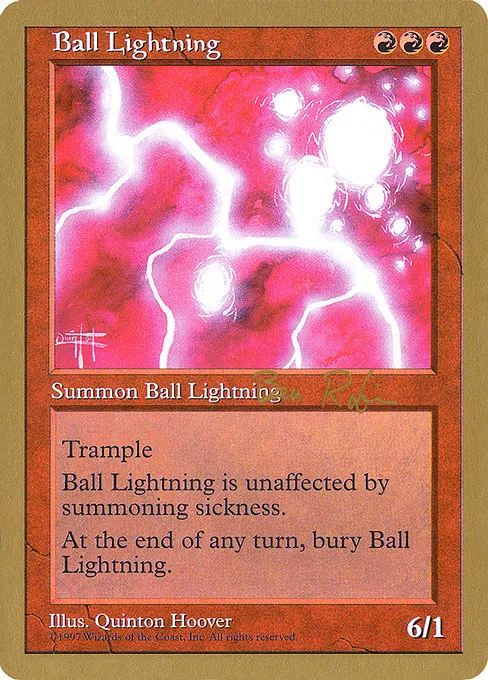 Ball Lightning - 1998 Ben Rubin (5ED) - S