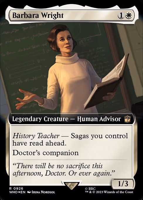 Barbara Wright - R (926)