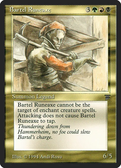 Bartel Runeaxe - R