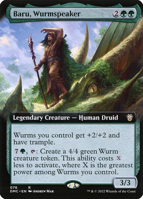 Baru, Wurmspeaker