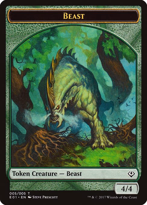 Beast (005) // Soldier Double-sided Token