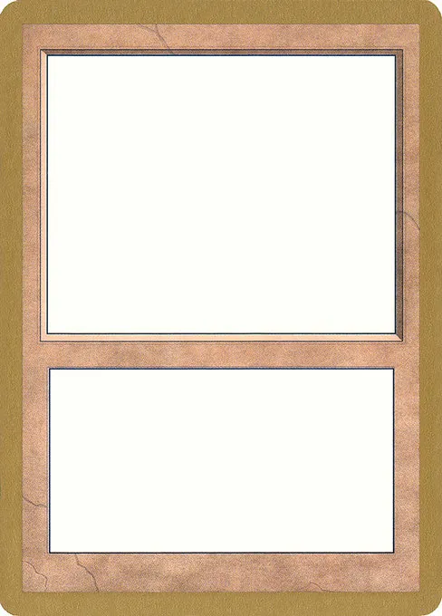 1997 World Championship Blank Card