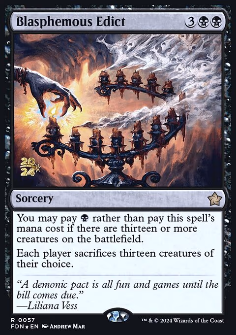Blasphemous Edict