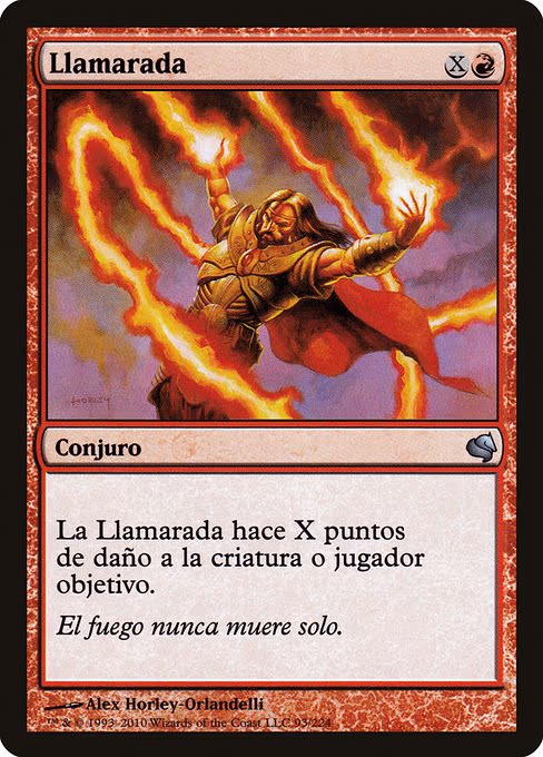 Blaze (Spanish) - "Llamarada"