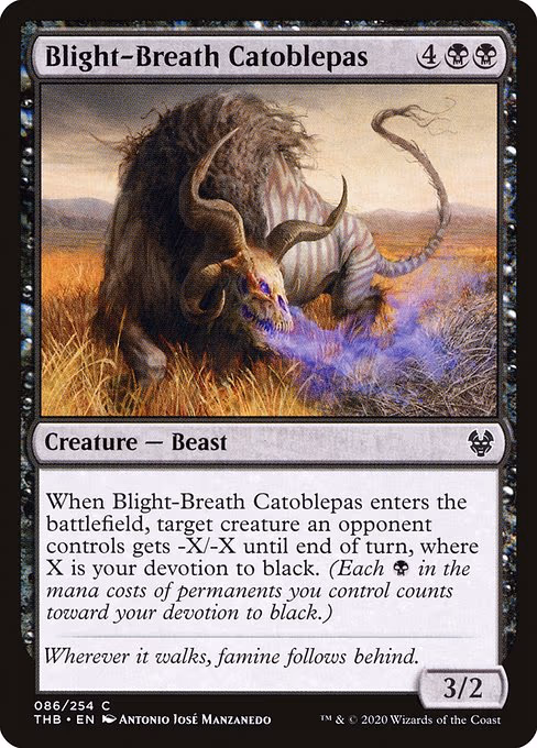 Blight-Breath Catoblepas - C (86)