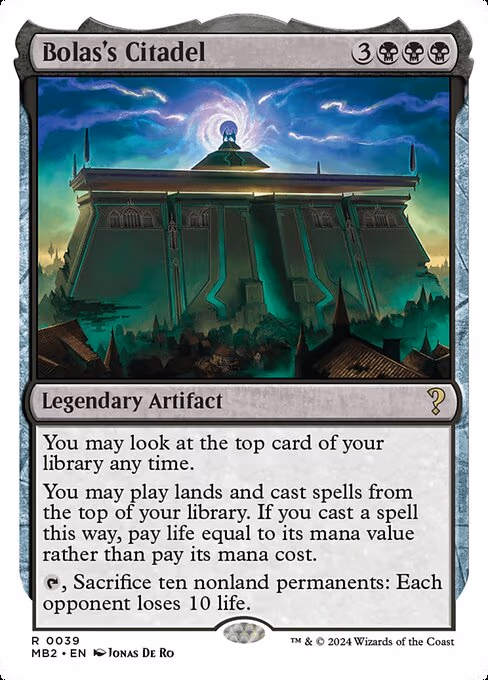 Bolas's Citadel (White Border)