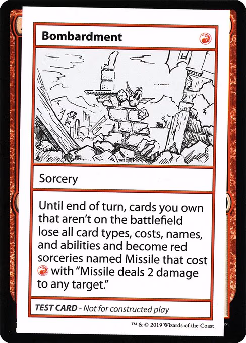Bombardment (No PW Symbol)